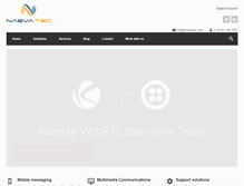 Tablet Screenshot of naevatec.com